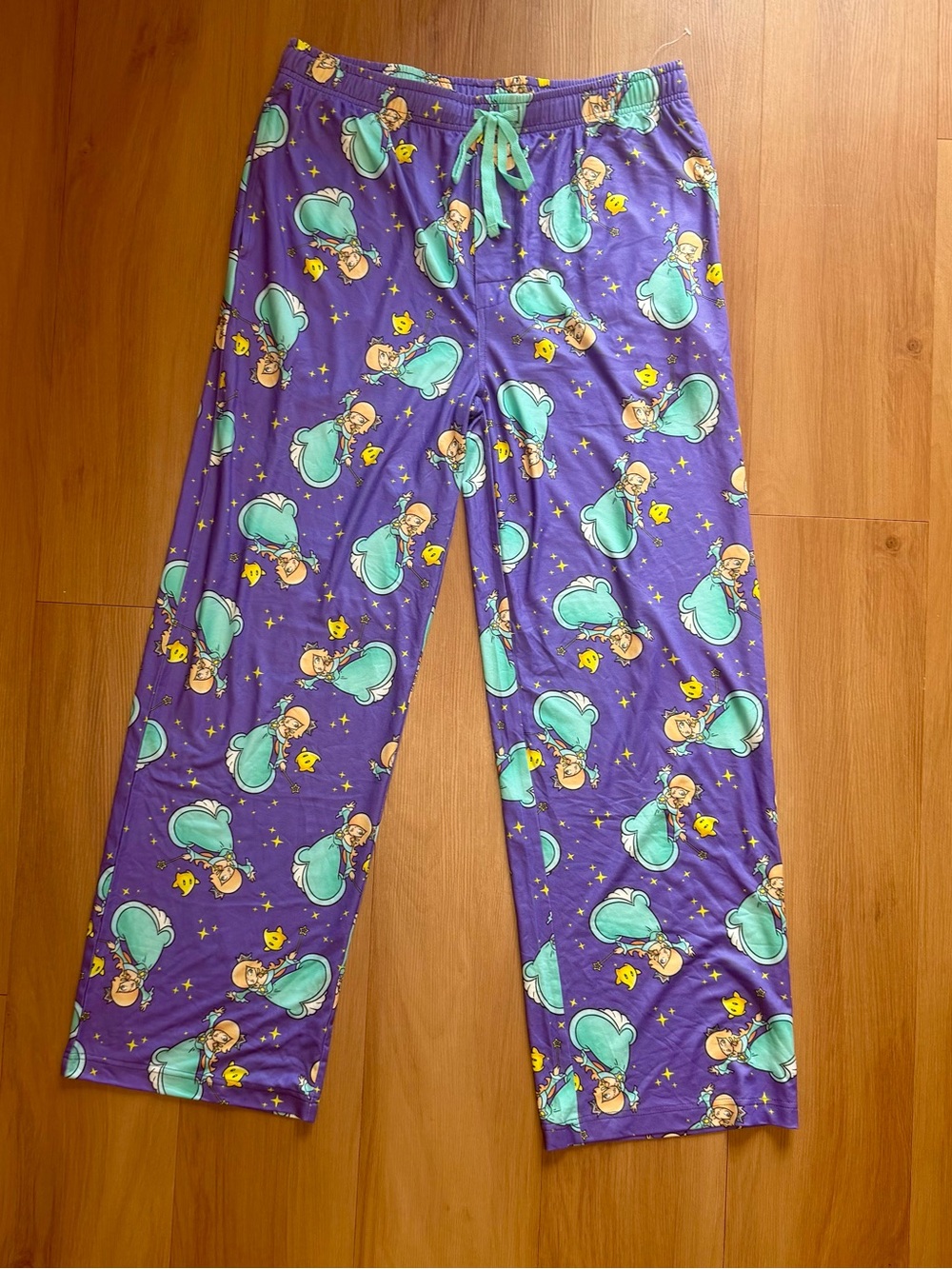Nintendo Purple and Aqua Character Pajama Pants